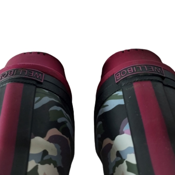 Joules Rubber Rain Outdoor Waterproof Floral Ankle Wellington Boots - Picture 8 of 11